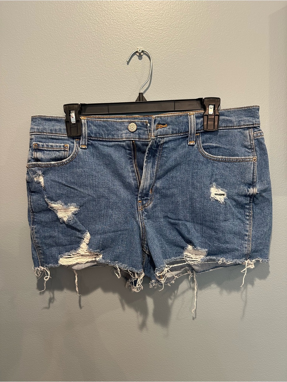 Old Navy Distressed Blue Denim Cutoff Shorts
